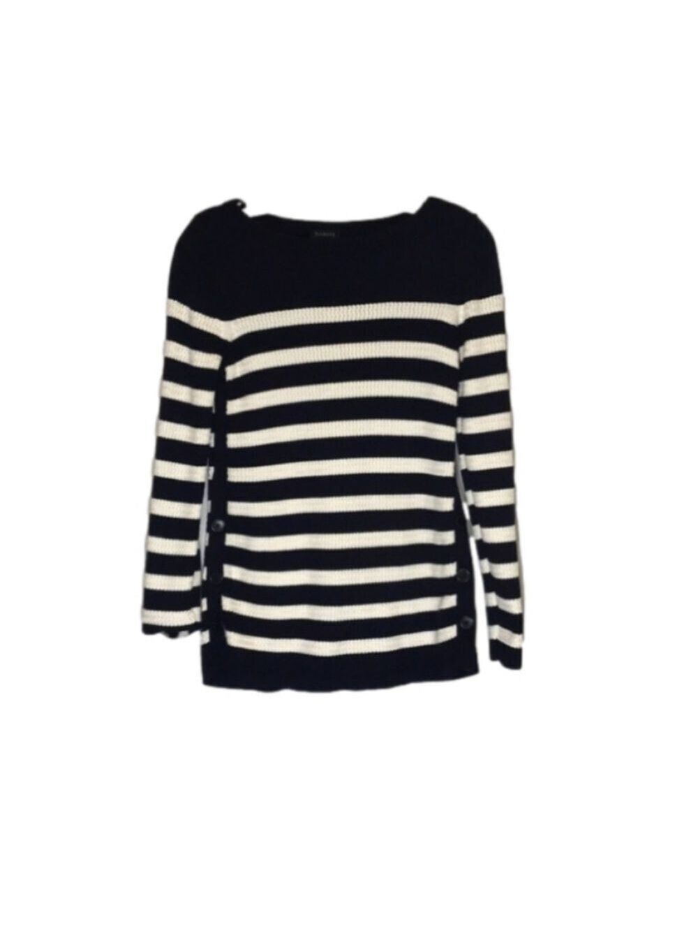 Talbots pull over striped sweater
